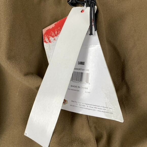 Mad Dog Gear Pants Elastic Waist 24-28x30 Brown Pants Hunting Outdoors New - Picture 3 of 13